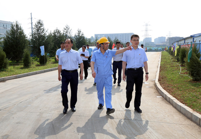 縣委書記宗國明一行調(diào)研萬基2×60萬千瓦級機組項目建設(shè)進(jìn)度