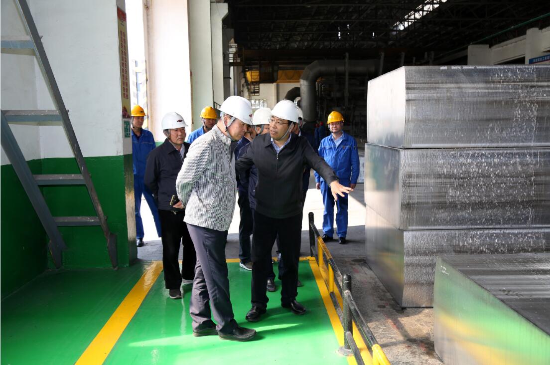 北京能源集團(tuán)投資部部長(zhǎng)楊松、北京京能電力公司總經(jīng)理金生祥一行到萬基控股集團(tuán)調(diào)研